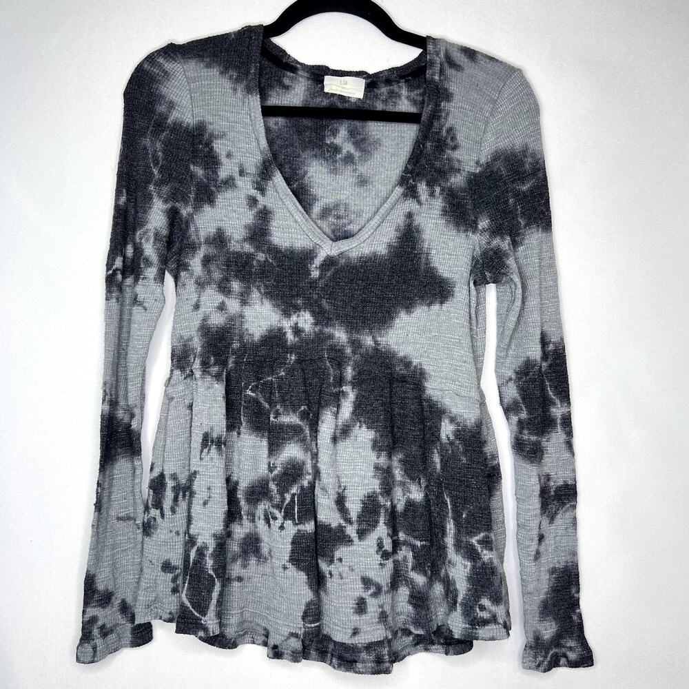 Anthropologie T.la tie-dye Jill babydoll top Size Small